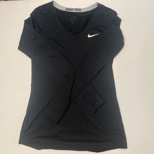 Nike Pro Long Sleeve V-Neck